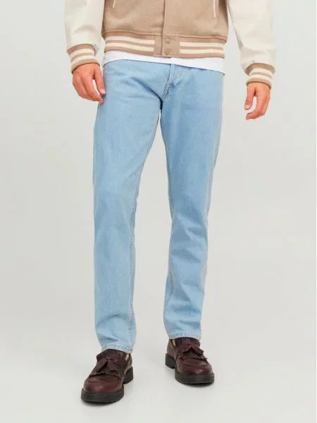 JACK & JONES Džíny Chris světlemodrá modré