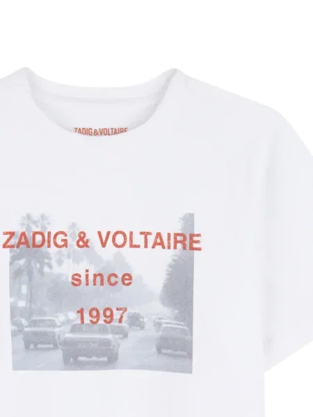 Koszulka dziecięca Zadig & Voltaire biała