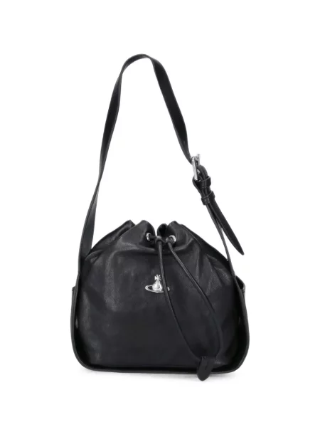 Geantă Vivienne Westwood cu cordon negru