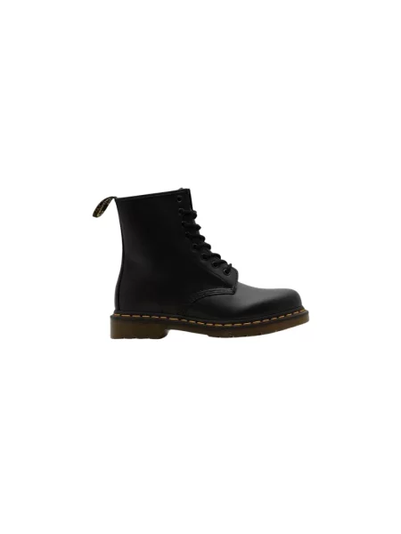 Botki Dr. Martens sznurowane skórzane czarne