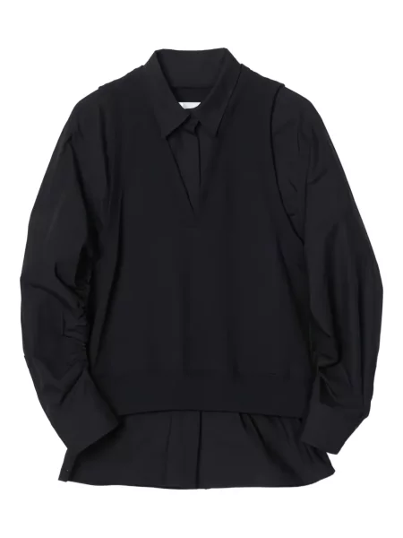 Cămașă 3.1 Phillip Lim lungă negru
