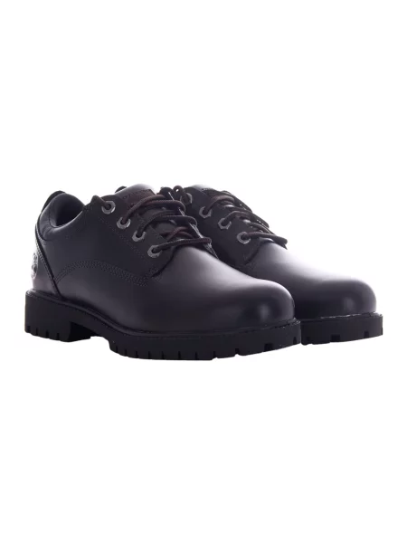 Półbuty Timberland sznurowane skórzane czarne