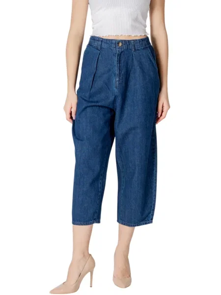 Blugi drepți Only albastru