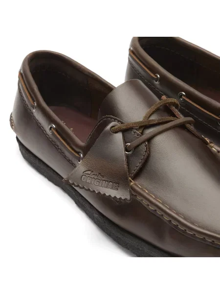 Loafersy Clarks Originals brązowe