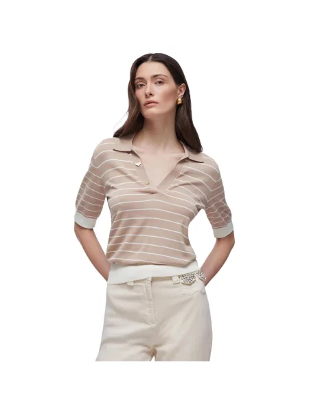 Pruhované polotričko Liu Jo bílé