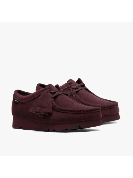 Σκαρπινια Clarks Originals με κορδόνια με δαντέλα μωβ