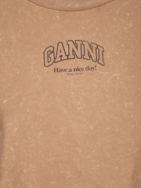 Tričko s dlouhým rukávem Ganni