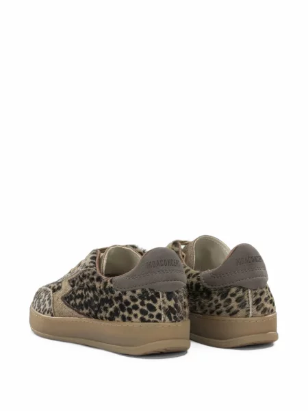Sneakerși Moa Concept cu imagine cu model leopard maro