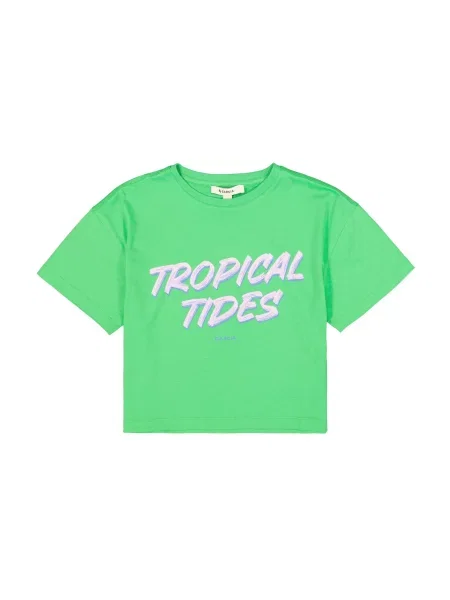 GARCIA Tricou / verde / roz albastru
