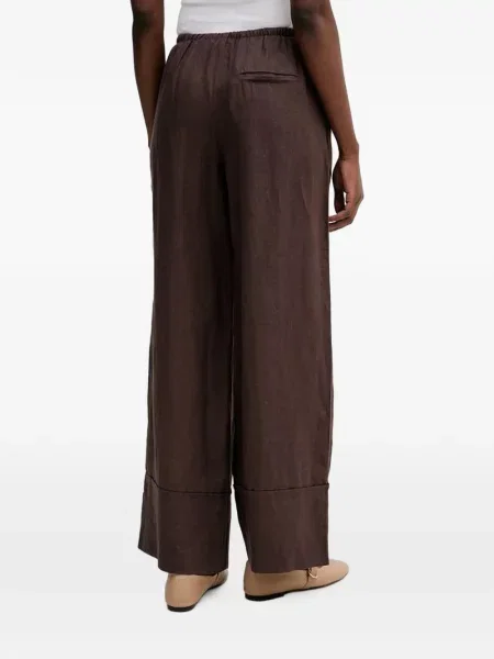 Pantaloni Benetton de in cu cordon maro