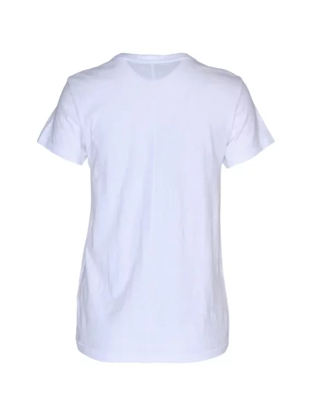 Scurt tricou Rag & Bone cu decolteu rotund alb