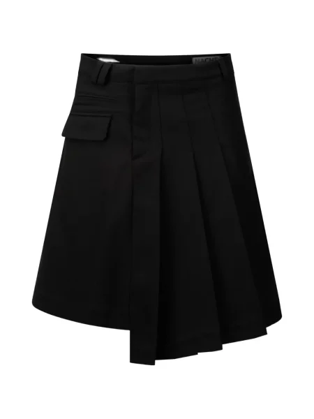 Fusta mini Nache asimetrică negru