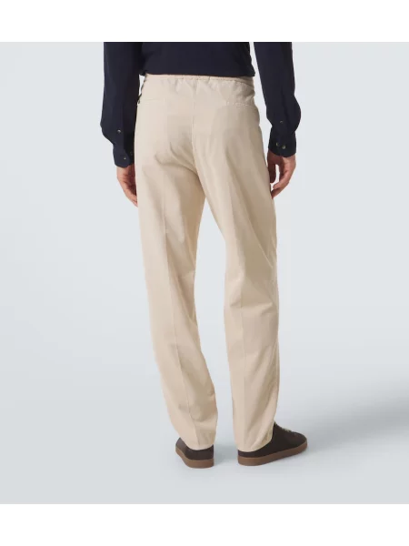 Pantaloni Brunello Cucinelli conici bej