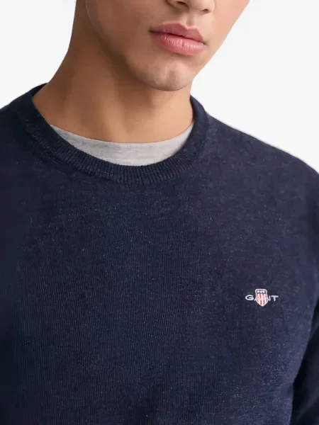 Вълнен суитчър Gant синьо