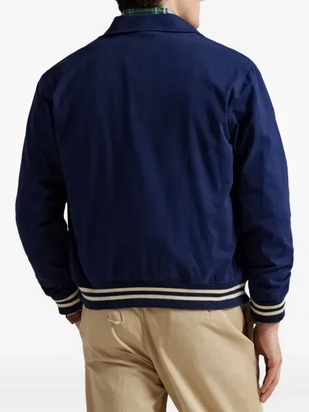 Tricou polo Polo Ralph Lauren cu imagine cu dungi din țesătură twill albastru