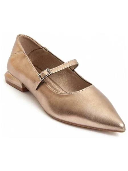 Pantofi Montevita auriu