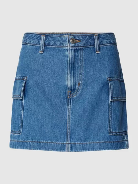 Spódnica jeansowa z cargo Levi's niebieska
