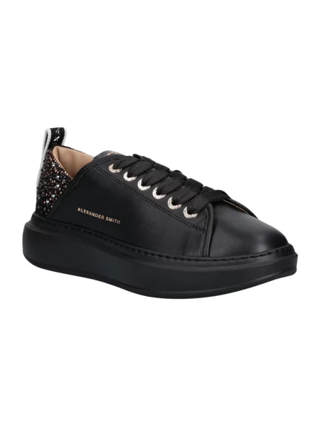 Sneakersy Alexander Smith skórzane czarne