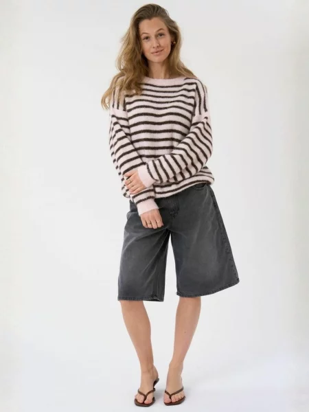 TEESHOPPEN Pulover Sienna Knit deschis roz