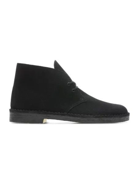 Clarks Originals półbuty zamszowe Desert Boot czarny