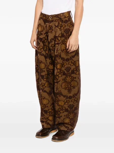 Pantaloni Uma Wang maro