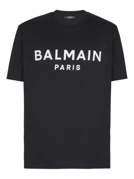 Tricou Balmain cu imagine negru