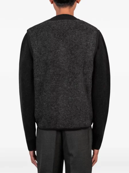 Vestă Universal Works din fleece gri