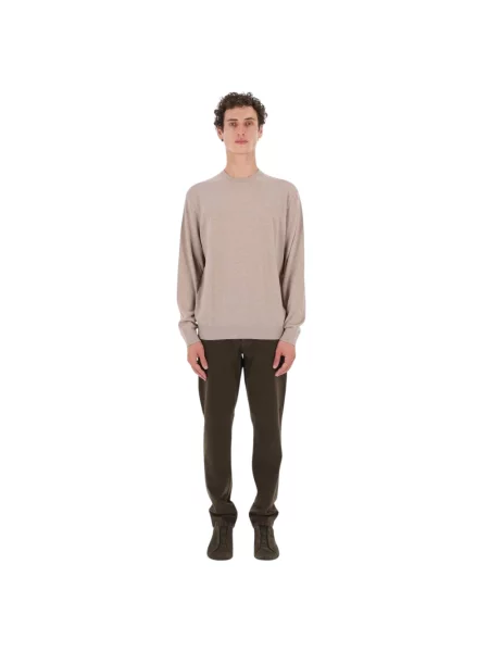 Sweter Zegna z kaszmiru beżowy
