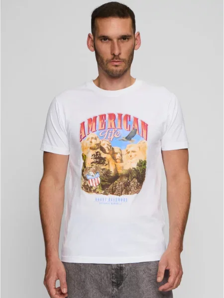 Tricou Mister Tee alb