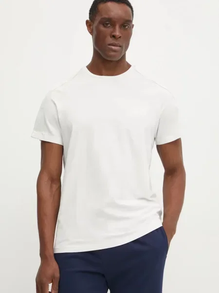 HUGO Tričko LIAM T-shirt bílé
