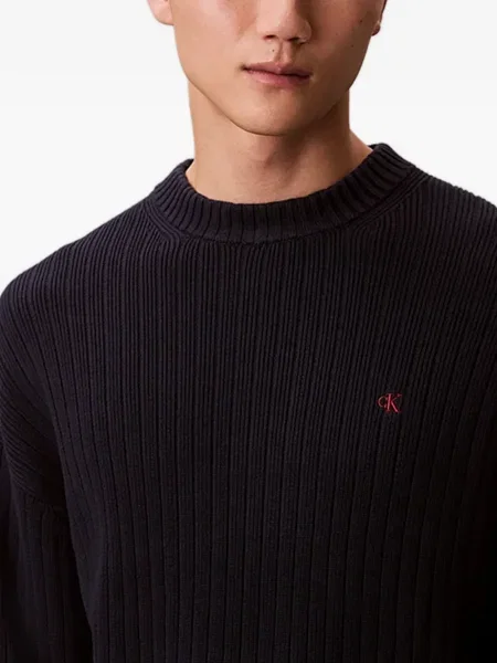 Пуловер Calvin Klein Jeans синьо