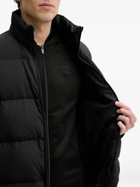 Pantaloni Adidas cu glugă cu dungi alergare negru