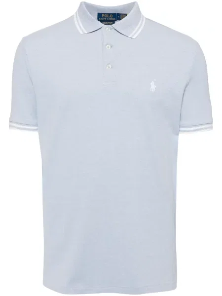 Mrežasta klasična vesta Polo Ralph Lauren s vezom plava