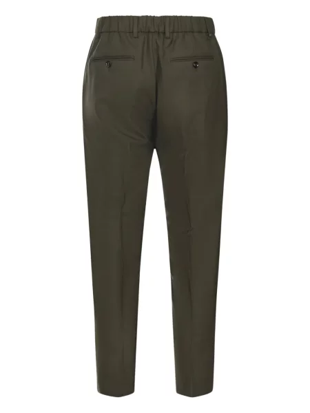 Pantaloni Be Able plisate verde