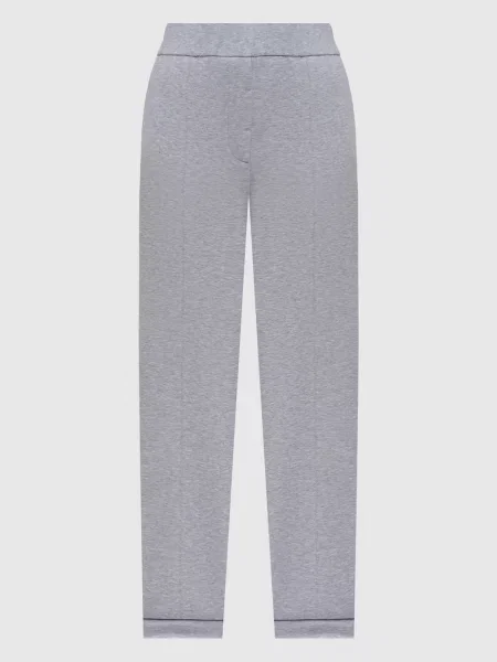 Меланжевые спортивные штаны Peserico серые