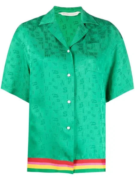 Lung cămașă Palm Angels verde