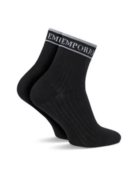 Krátke ponožky Emporio Armani čierna