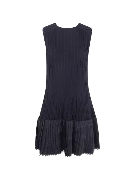 Rochie Emporio Armani plisată de costum albastru