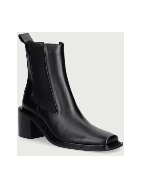 Souliers Martinez sztyblety skórzane DALLAS czarne