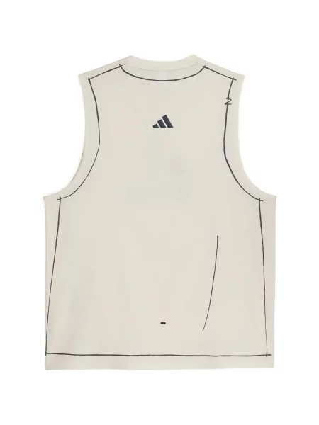 Top Adidas cu imagine alergare maro