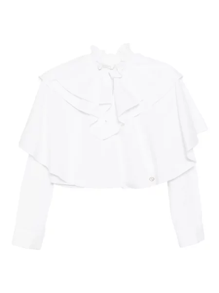 Top Saiid Kobeisy din poplin alb