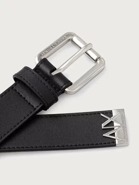 Armani Exchange ремінь шкіряний