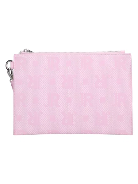 Kopertówka John Richmond skórzana różowa