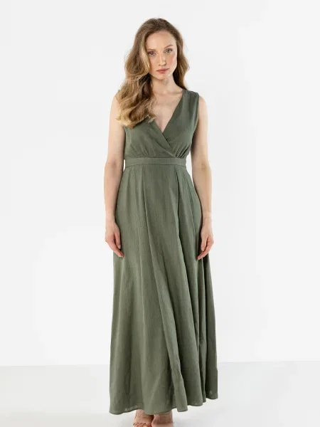 Sukienka lniana Awama