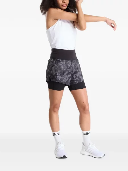Pantaloni scurți Adidas cu autograf violet