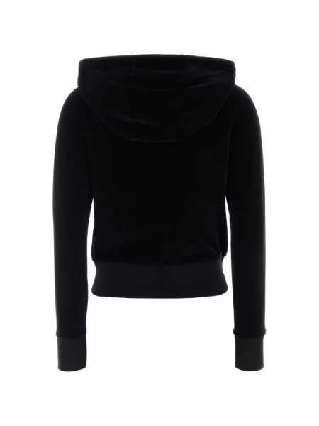 Hanorac cu glugă Burberry din velur negru