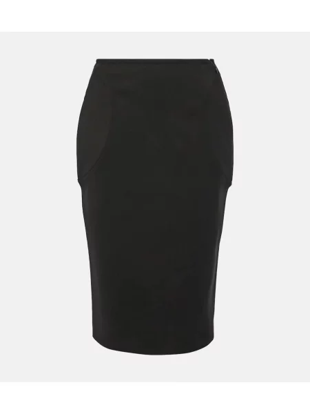 Fustă tip creion Alaïa negru