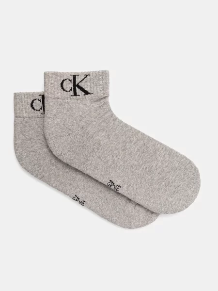Calvin Klein Jeans ponožky s bavlnou šedé