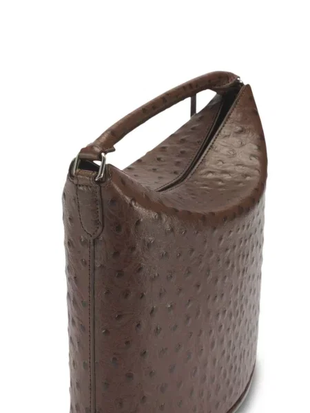 Geanta de piele Umber Postpast din piele maro