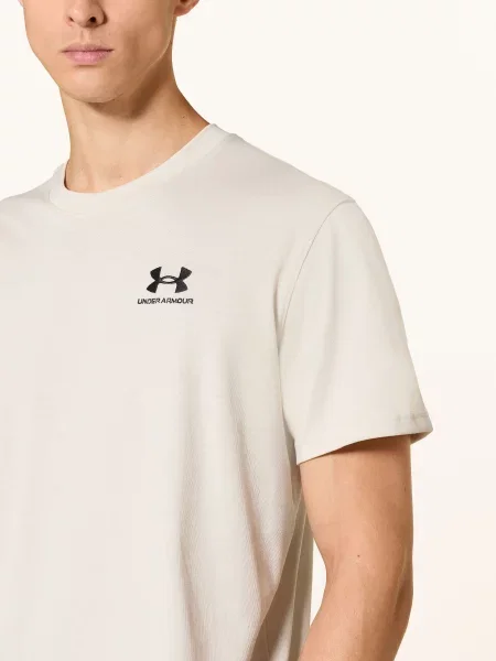 Under Armour Tričko Ua Heavyweight krémová